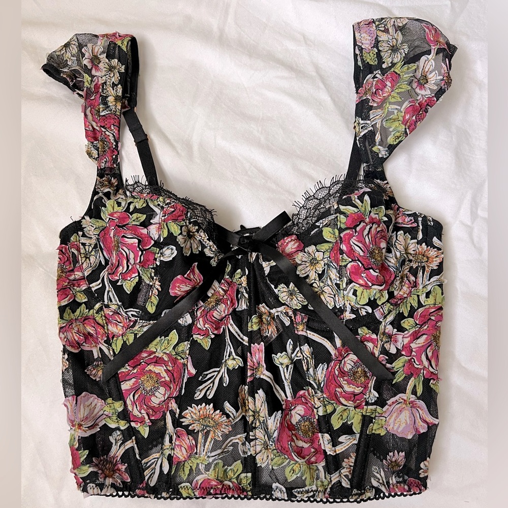 Victoria’s Secret floral corset
